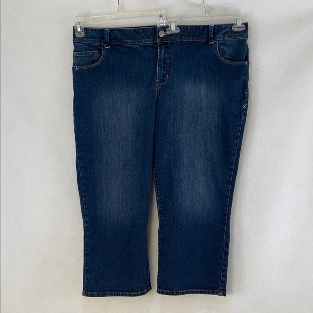 Lane Bryant denim Capri pants
